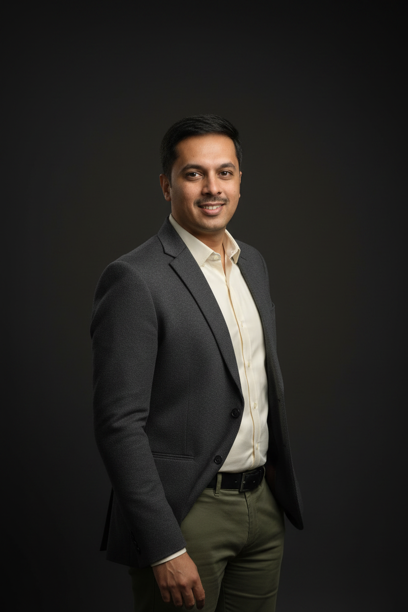 Portrait of Swapnil Girase, Global Treasury Leader | Corporate Growth Mentor | Founder, The Future Me